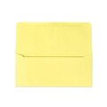 LUX® 3 7/8 x 8 7/8 #9 60lbs. Remittance, Donation Envelopes, Pastel Canary Yellow, 50/Pack, 10 Packs/Box