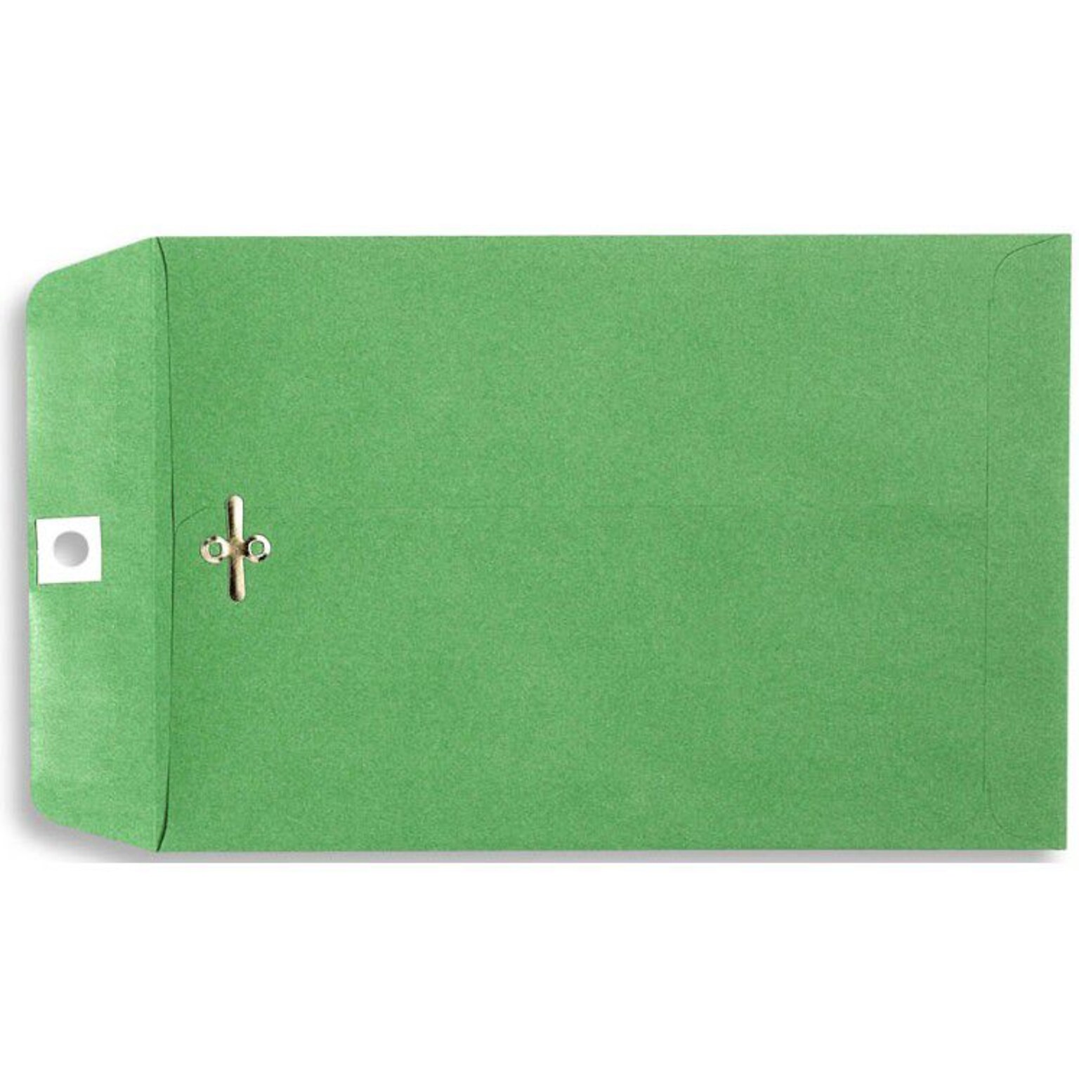 Lux® 10 x 13 Open End Clasp Envelopes; Bright Green, 100/Pk