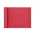 LUX Open End Moistenable Glue #13 Catalog Envelope, 10 x 13, Red, 500/Box (FE-7300-15-500)