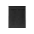 LUX® 10 x 13 80lbs. Square Flap Open End Envelopes, Midnight Black, 50/Pack