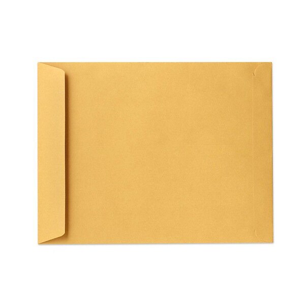 LUX Open End Open End Catalog Envelope, 13 x 17, Brown, 50/Pack (85739-50)
