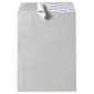 LUX® 12" x 15 1/2" Open End Envelopes With Peel & Seal, Gray Kraft, 50/Pack