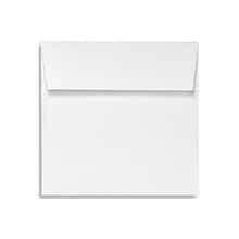 LUX® 70lb 4x4 Square Flap Envelopes W/Peel&Press; Bright White, 500/BX