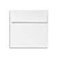 LUX® 70lb 4"x4" Square Flap Envelopes W/Peel&Press; Bright White, 500/BX