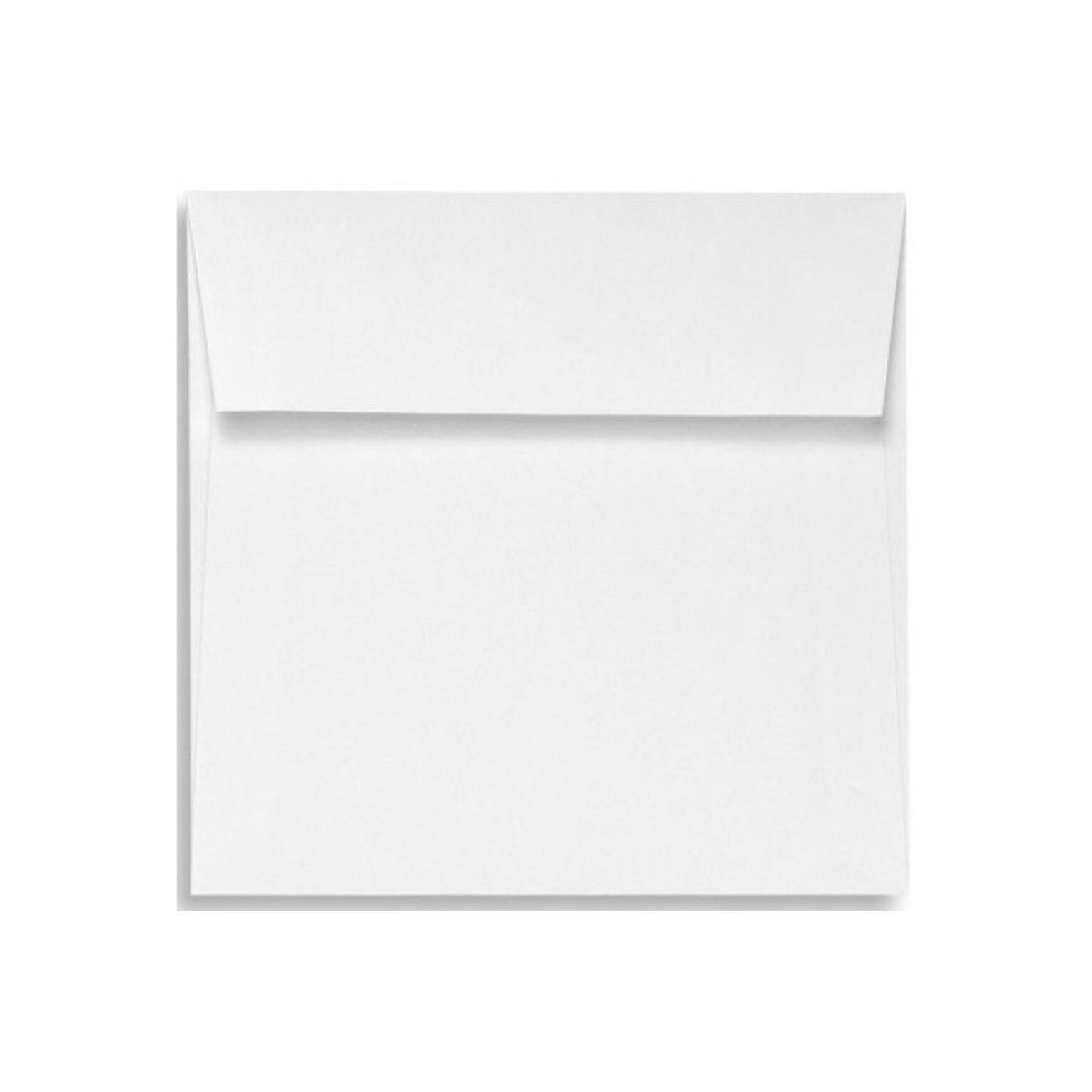 LUX® 70lb 4x4 Square Flap Envelopes W/Peel&Press; Bright White, 1000/BX