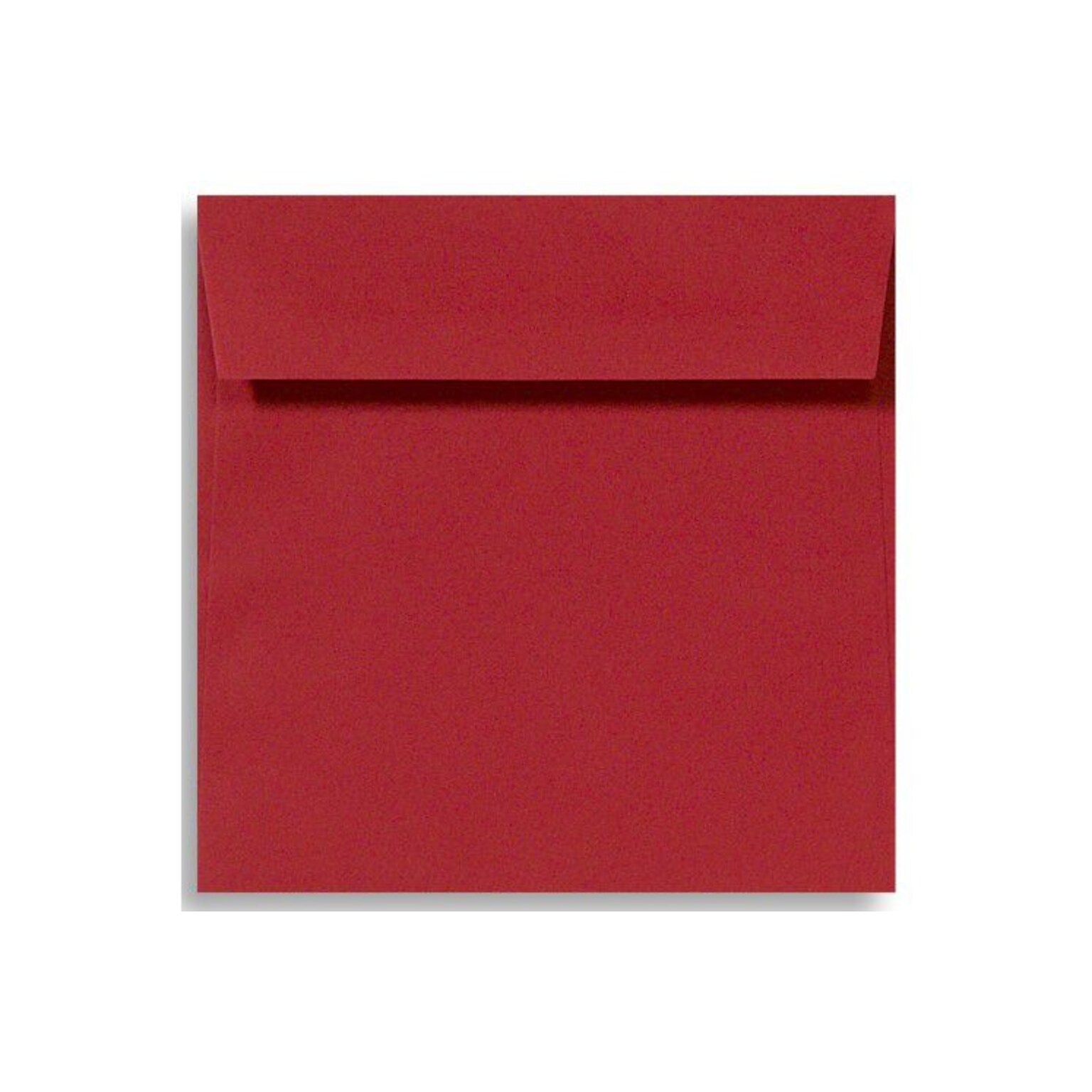 LUX® 70lb 5 1/2x5 1/2 Square Flap Envelopes W/Peel&Press; Ruby Red, 500/BX