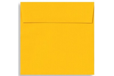 LUX 5 1/2 x 5 1/2 Square Envelopes 250/Box) 250/Box, Sunflower (EX8515-12-250)