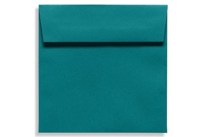 LUX® 70lb 5 1/2x5 1/2 Square Flap Envelopes W/Peel&Press; Teal Blue, 500/BX