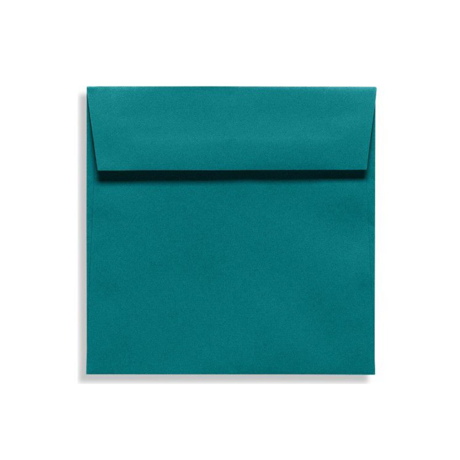 LUX® 70lb 5 1/2x5 1/2 Square Flap Envelopes W/Peel&Press; Teal Blue, 500/BX