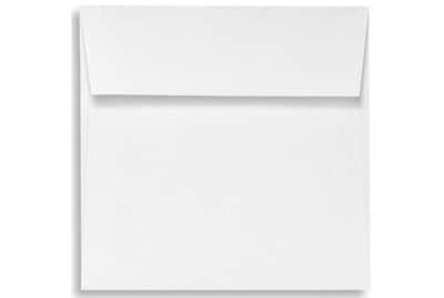 LUX 5 1/2 x 5 1/2 Square Envelopes, 50/Box, White - 100% Recycled (8515-WPC-50)