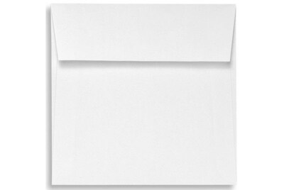 LUX 5 1/2 x 5 1/2 Square Envelopes, 50/Box, White - 100% Recycled (8515-WPC-50)