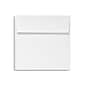 Lux® 5" x 5" 70lbs. Square Flap Envelopes W/Peel & Press; Bright White, 50/Pk