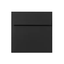 LUX 5 x 5 Square Envelopes, 50/Box, Black Linen (8505-BLI-50)