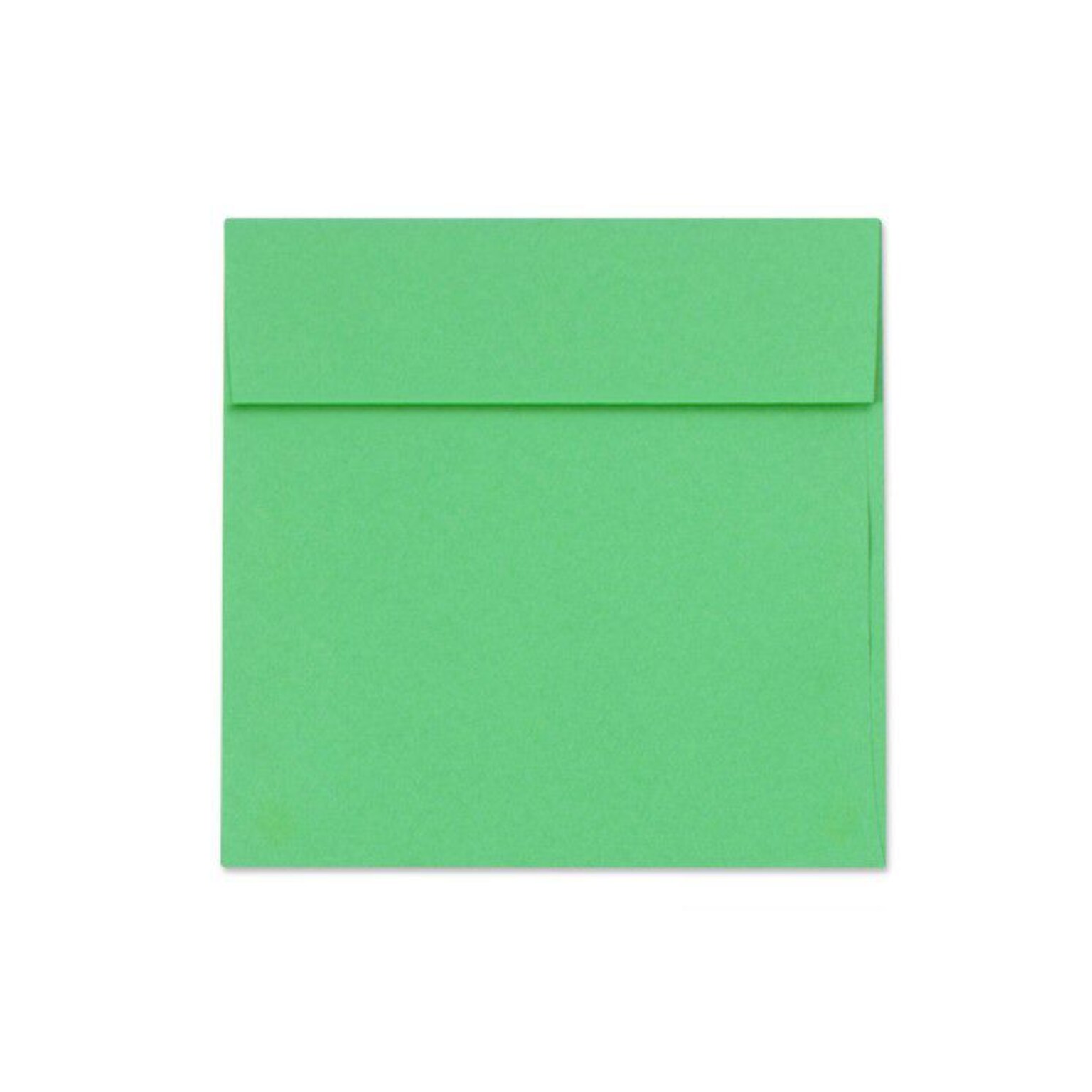 LUX 5 x 5 Square Envelopes, 50/Box, Holiday Green (8505-12-50)