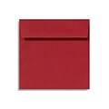 LUX 5 x 5 Square Envelopes 50/Box) 50/Box, Holiday Red (8505-15-50)