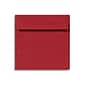 LUX 5 x 5 Square Envelopes, 250/Box, Holiday Red (8505-15-250)