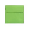 LUX 80lbs. 5 x 5 Square Envelopes W/Peel & Press, Limelight Green, 250/BX