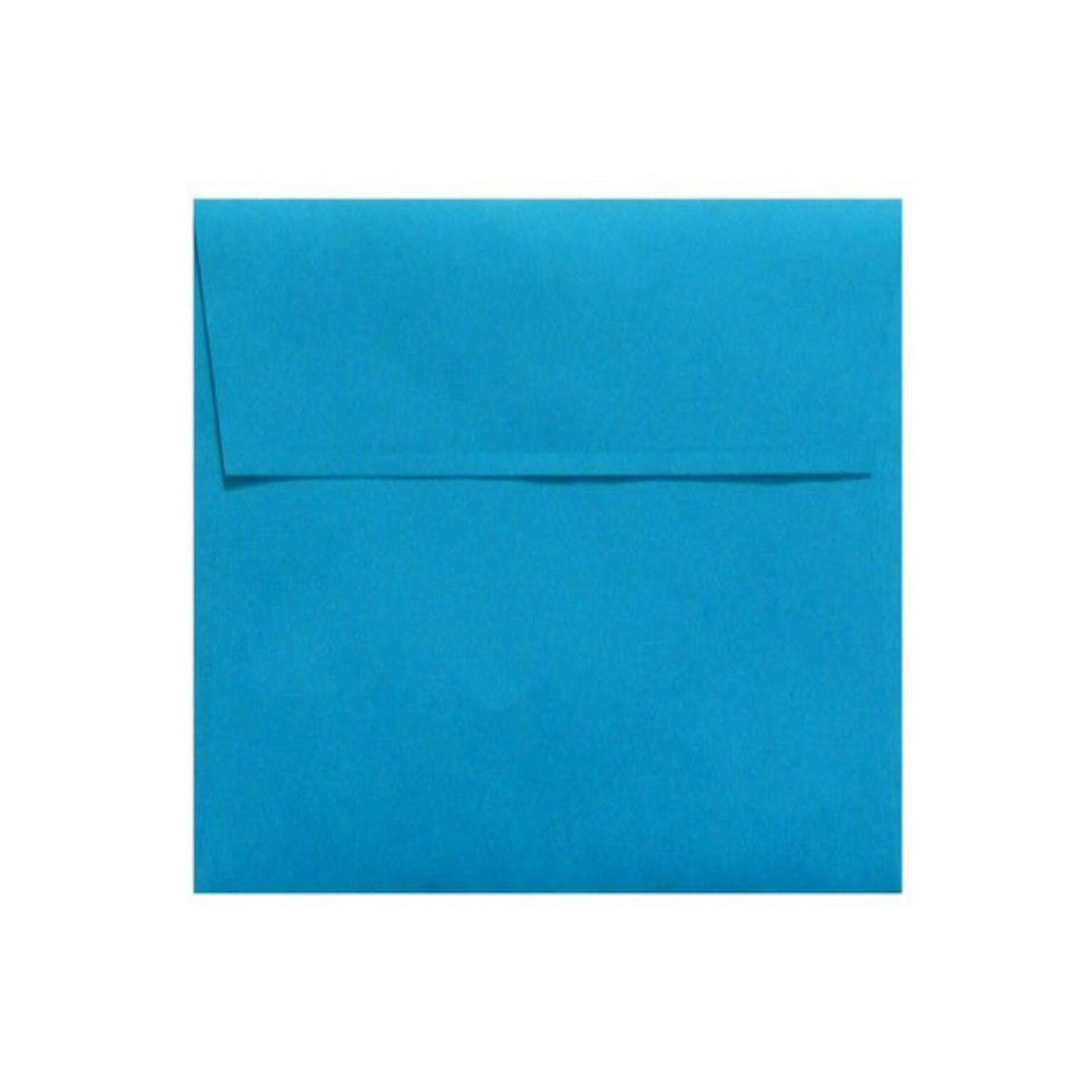 LUX 80lbs. 5 x 5 Square Envelopes W/Peel & Press, Pool Blue, 250/BX