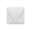LUX 5 x 5 Square Contour Flap Envelopes 50/Box) 50/Box, Crystal Metallic (1840-30-50)