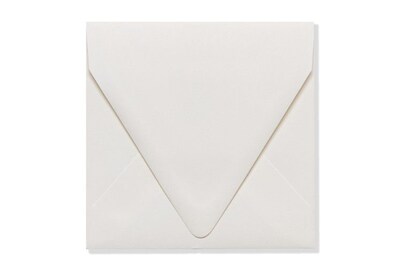 LUX 5 x 5 Square Contour Flap Envelopes 250/Box) 250/Box, Natural - 100% Recycled (1840-NPC-250)