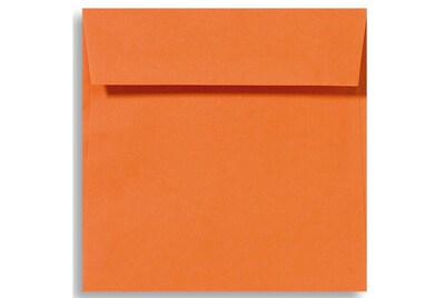 LUX 6 1/2 x 6 1/2 Square Envelopes 50/Box) 50/Box, Mandarin (EX8535-11-50)