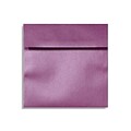 LUX® 6 1/2 x 6 1/2 80lbs. Square Envelopes W/Glue, Punch Metallic Purple, 50/Pack