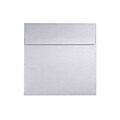 LUX 6 1/2 x 6 1/2 Square Envelopes 500/Box) 500/Box, Silver Metallic (8535-06-500)