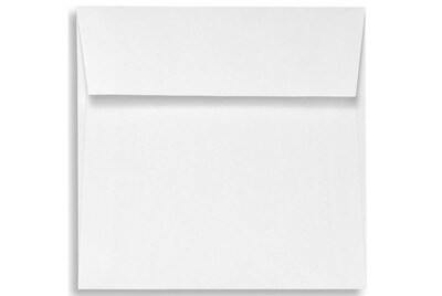 LUX 6 1/2 x 6 1/2 Square Envelopes, 250/Box, White - 100% Recycled (8535-WPC-250)