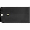 LUX® 6 x 9 Open End Clasp Envelopes, Midnight Black, 100/Pack
