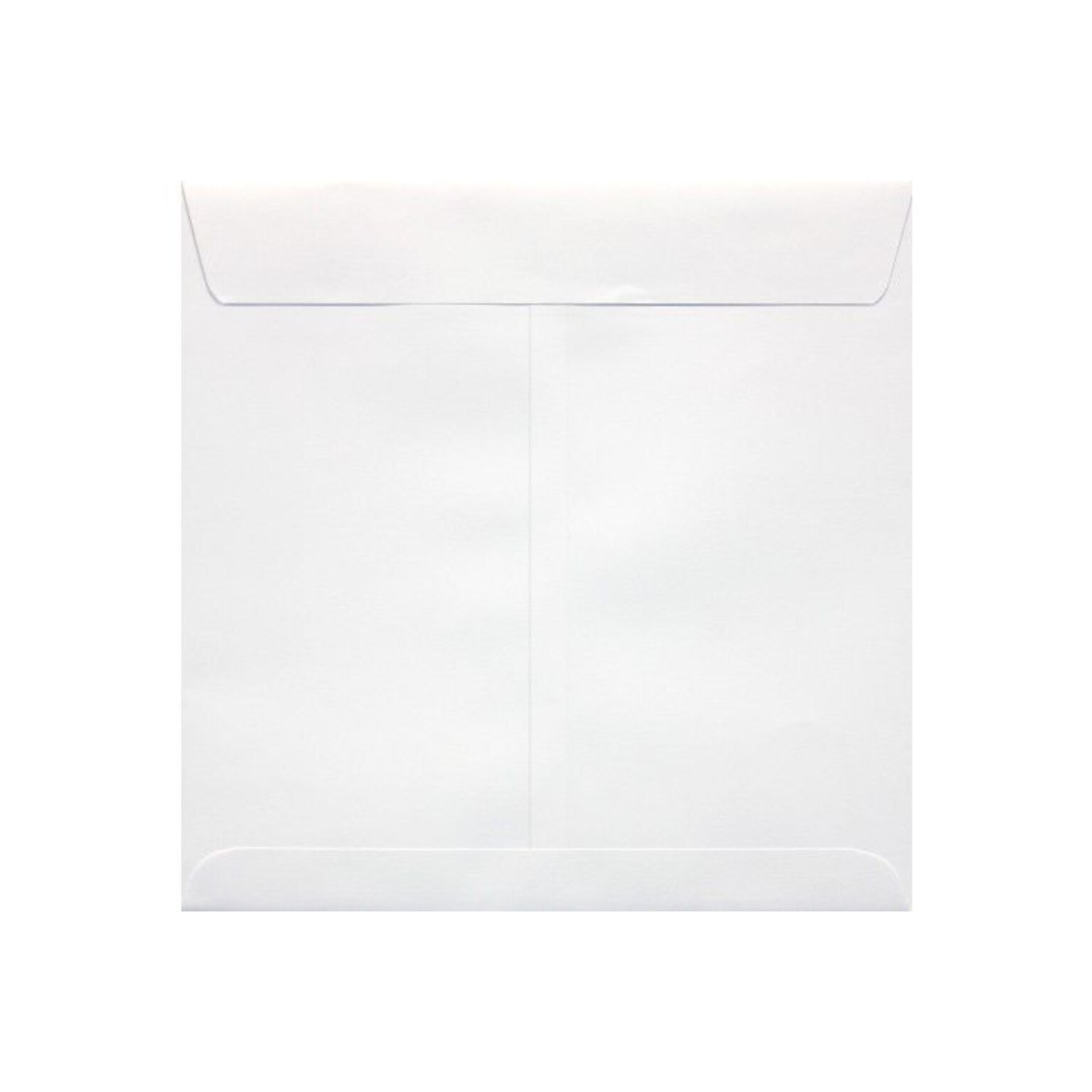 LUX® 70lb 8x8 Square Flap Envelopes W/Peel&Press; Bright White, 1000/BX