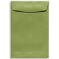 LUX 9" x 12" 70lbs. Open End Envelopes, Avocado Green, 50/Pack