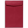 LUX® 70lbs. 9 x 12 Open End Envelopes, Garnet Red, 250/BX