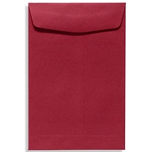 LUX® 70lb 9x12 Open End Envelopes, Garnet Red, 500/BX