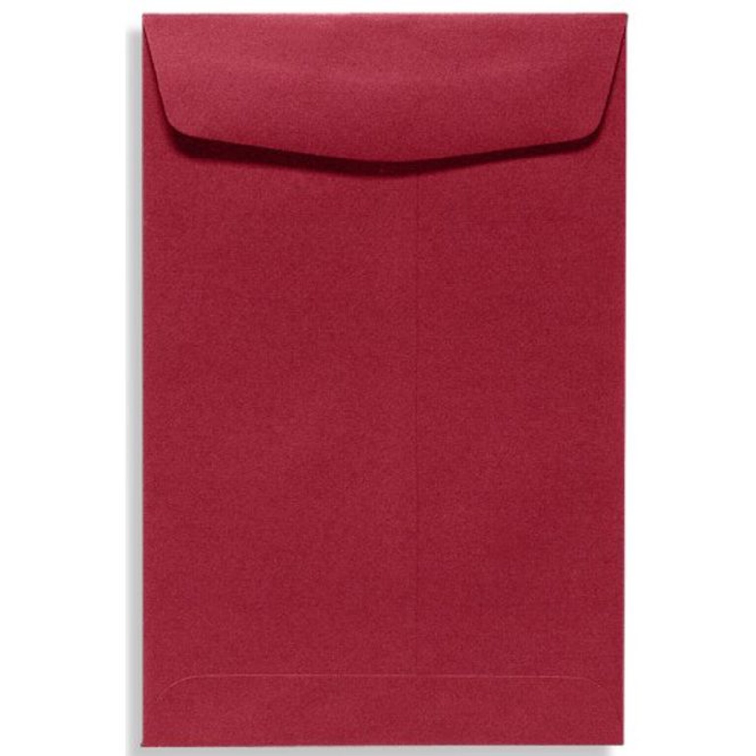 LUX® 9 x 12 70lbs. Open End Envelopes, Garnet Red, 50/Pack