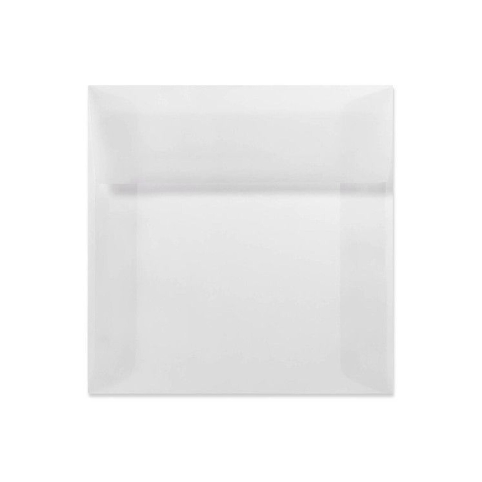 LUX 9 x 9 Square Envelopes, 50/Box, Clear Translucent (8585-50-50)