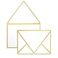 LUX A1 Colorseams Envelopes (3 5/8 x 5 1/8) 500/Box, Gold Seam (CS1865-07-500)