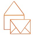 LUX A1 Colorseams Envelopes (3 5/8 x 5 1/8) 1000/Box, Mandarin Seam (CS1865-11-1000)