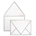 LUX® 80lbs. 5 1/4 x 7 1/4 Contour Flap Envelopes W/Glue; Silver Seam, 250/BX