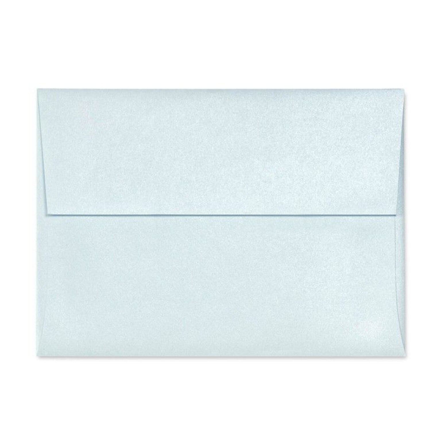 LUX 4 3/8 x 5 3/4 80lbs. A2 Invitation Envelopes W/Glue, Aquamarine Metallic, 50/Pack