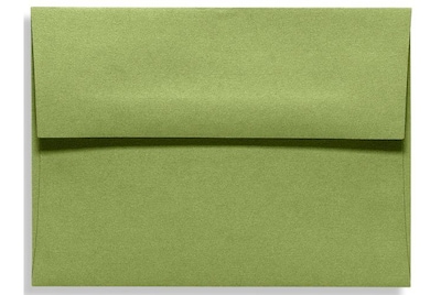 LUX A1 Invitation Envelopes (3 5/8 x 5 1/8) 50/Box, Avocado (EX4865-27-50)