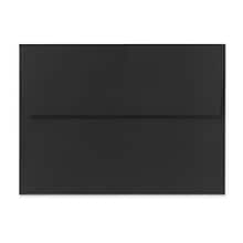 LUX A4 Invitation Envelopes (4 1/4 x 6 1/4) 50/Box, Black Linen (4872-BLI-50)