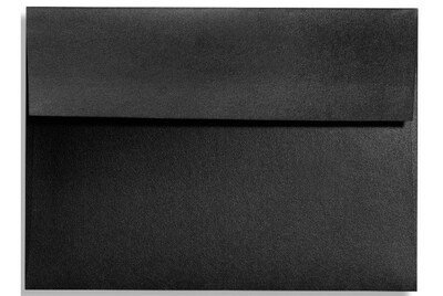 LUX A1 Invitation Envelopes (3 5/8 x 5 1/8) 1000/Box, Black Satin (FA4865-01-1000)