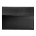 LUX A1 Invitation Envelopes (3 5/8 x 5 1/8) 50/Box, Black Satin (FA4865-01-50)