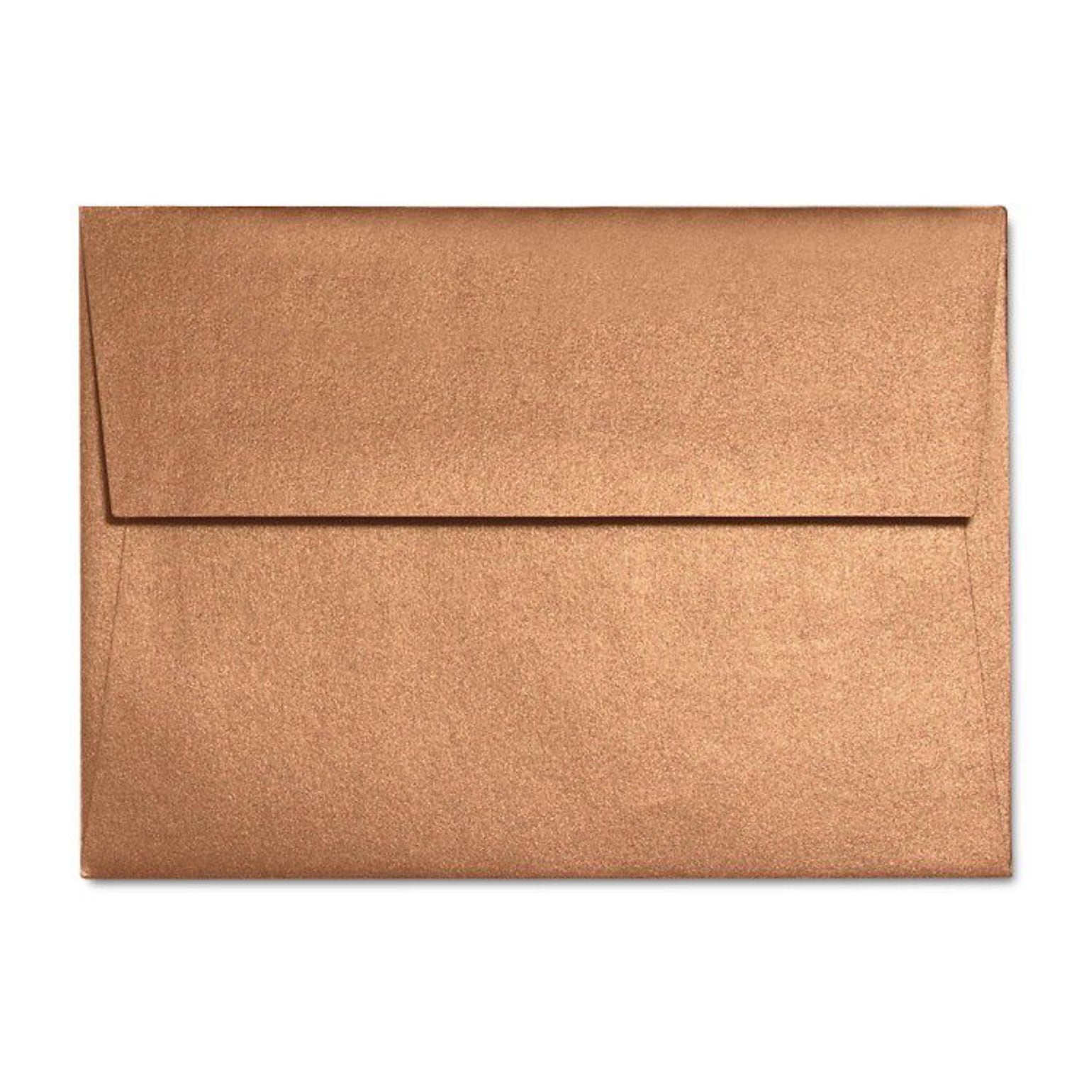LUX A6 Invitation Envelopes (4 3/4 x 6 1/2) 250/Box, Copper Metallic (5375-11-250)
