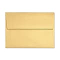 LUX A1 Invitation Envelopes (3 5/8 x 5 1/8) 50/Box, Gold Metallic (5365-07-50)