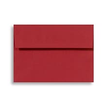 LUX A1 Invitation Envelopes (3 5/8 x 5 1/8) 50/Box, Holiday Red (FE4265-15-50)