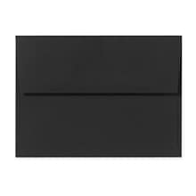 LUX® 80lb 6x9 1/2 Square Flap Envelopes W/Peel&Press; Midnight Black, 1000/BX