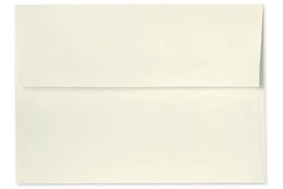 LUX A1 Invitation Envelopes (3 5/8 x 5 1/8) 50/Box, Natural - 100% Recycled (4865-NPC-50)