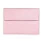 LUX 5 3/4" x 8 3/4" 80lbs. A9 Invitation Envelopes W/Glue, Rose Quartz Metallic Pink, 50/Pack