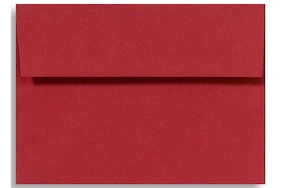 LUX A1 Invitation Envelopes (3 5/8 x 5 1/8) 1000/Box, Ruby Red (EX4865-18-1000)